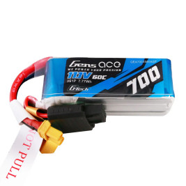Gens ace G-Tech LiPo - 3S 700mAh 11,1 V 3S1P (60C) XT30 Plug