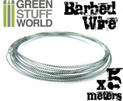 Simulated Barbed Wire – žiletkový drôt 1:65–1:72 (20 mm)