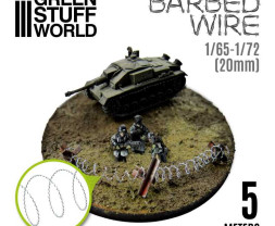 Simulated Barbed Wire – žiletkový drôt 1:65–1:72 (20 mm)