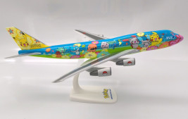 1:250 Boeing B747-481(D) ANA All Nippon Airways ″Pokémon (blue)″ Colors (Snap-Fit)