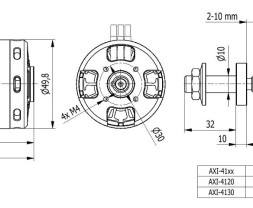 AXI 4120/14 V3 striedavý motor