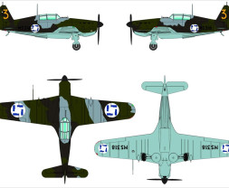 1:48 Morane-Saulnier MS.406C.1 „Finnish Aces“
