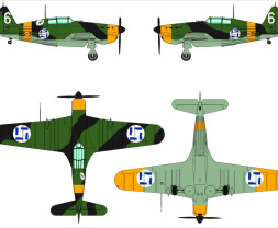 1:48 Morane-Saulnier MS.406C.1 „Finnish Aces“