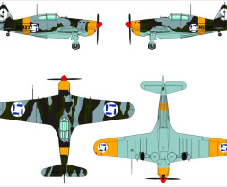 1:48 Morane-Saulnier MS.406C.1 „Finnish Aces“