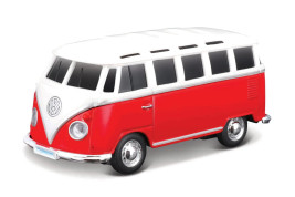 1:41 RC autíčko Maisto VW Van Samba Red/White (Bluetooth Car)