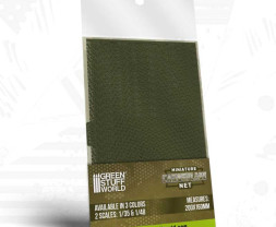 Miniature Camouflage Nets – maskovacia sieť zelená 1:35