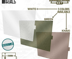 Miniature Camouflage Nets – maskovacia sieť biela 1:48