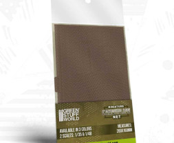 Miniature Camouflage Nets – maskovacia sieť khaki 1:48