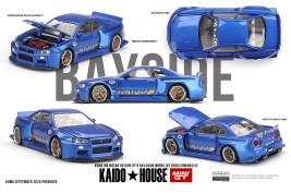 1:64 Nissan Skyline GT-R (R34) Kaido Works (V2 Aero) SHINJUKU V2