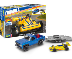 1:25 ´78 Chevy Off-Road 4x4 with Malibu Grand Prix Virage & Trailer 
