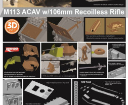1:35 M113 ACAV w/ 106mm Recoilless Rifle