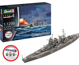 1:1200 Battleship Gneisenau (Starter Kit)