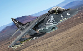 1:48 McDonnell Douglas AV-8B Plus Harrier II, 165001/01, VMA-214, Black Sheep