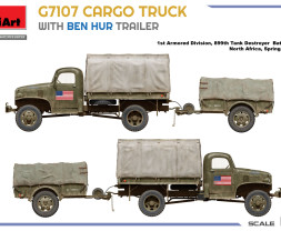 1:35 G7107 Cargo Truck w/ Ben Hur Trailer