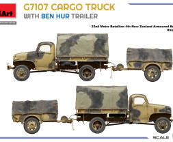 1:35 G7107 Cargo Truck w/ Ben Hur Trailer