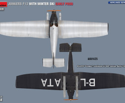 1:48 Junkers F.13 w/ Winter Ski Early Production