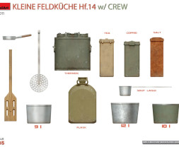 1:35 Kleine Feldküche Hf.14 w/ Crew 