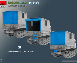 1:35 Raupenschlepper Ost RSO/01 w/ Wooden Shelter