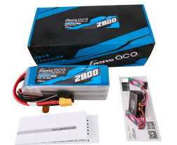 Gens ace G-Tech LiPo - 6S 2800mAh 22,2V 6S1P (60C) XT60 Plug