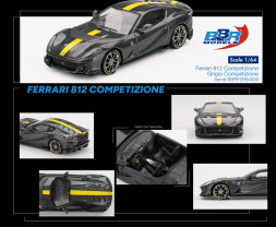 1:64 Ferrari 812 Competizione Grigio Competizione