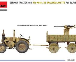 1:35 German Tractor w/ Fla-MG151/20 Auf Sd.Anh.Ost