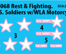 1:35 Rest & Fighting US Soldiers w/ WLA Motorcycles