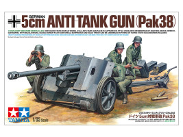 1:35 German 5cm Anti-Tank Gun PaK 38 w/ CrewPak38)