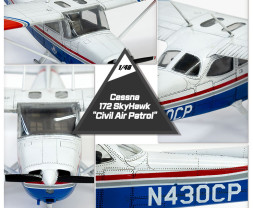 1:48 Cessna 172 Sky Hawk „Civil Air Patrol“