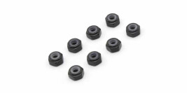Mini-Z M2 Nyloc Alu Wheel Nut Black (8 ks)