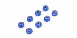 Mini-Z M2 Nyloc Alu Wheel Nut Blue (8 ks)