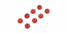 Mini-Z M2 Nyloc Alu Wheel Nut Red (8 ks)