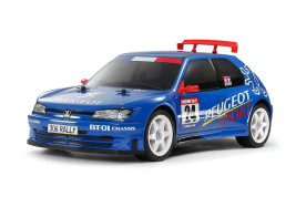 1:10 Peugeot 306 Maxi Blue Painted Body BT-01 Chassis (stavebnica)
