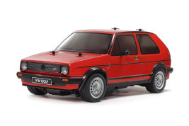 1:10 Volkswagen Golf II GTI 16V Red Painted Body MB-01 Chassis (stavebnica)