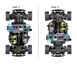 1:10 Volkswagen Golf II GTI 16V Red Painted Body MB-01 Chassis (stavebnica)