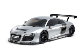 1:10 Audi R8 LMS 2008 Silver Painted Body TT-02 Chassis (stavebnica)