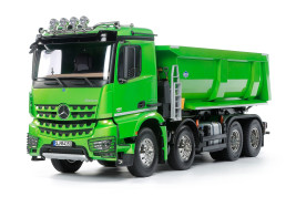 1:14 RC Mercedes-Benz Arocs 4151 8x4 Tipper Truck Pre-Painted Candy Green Edition (stavebnica)
