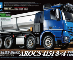 1:14 RC Mercedes-Benz Arocs 4151 8x4 Tipper Truck Pre-Painted Candy Green Edition (stavebnica)