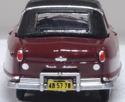 1:87 Nash Rambler Custom Landau Convertible Closed 1950 Sunset Maroon
