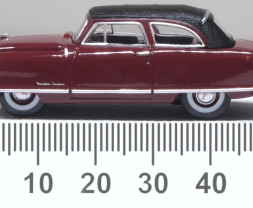 1:87 Nash Rambler Custom Landau Convertible Closed 1950 Sunset Maroon
