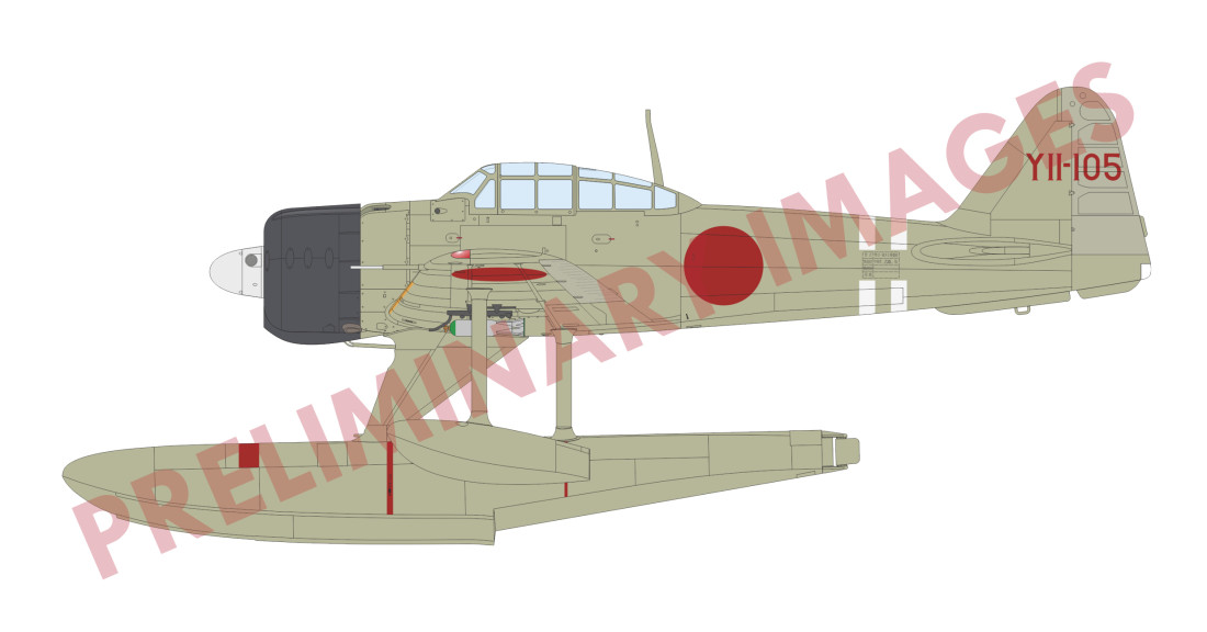 Náhľad produktu - 1:48 Mitsubishi A6M2-N Rufe (WEEKEND edition)