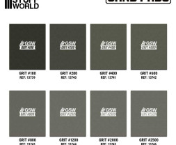 Pevná brúsna doštička 100x80 mm, zrnitosť 2000 (5 ks)