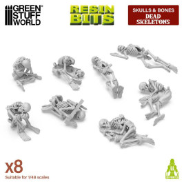3D Printed Set Dead Skeletons – 3D tlačenie ľudskí kostlivci (8 ks)