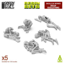 3D Printed Set Dead Skeletons – 3D tlačenie ľudskí kostlivci (5 ks)