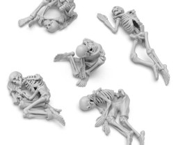 3D Printed Set Dead Skeletons – 3D tlačenie ľudskí kostlivci (5 ks)