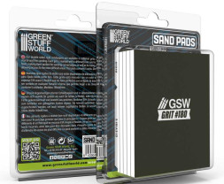 Pevná brúsna doštička 100x80 mm, zrnitosť 180 (5 ks)