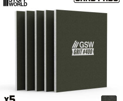 Pevná brúsna doštička 100x80 mm, zrnitosť 400 (5 ks)