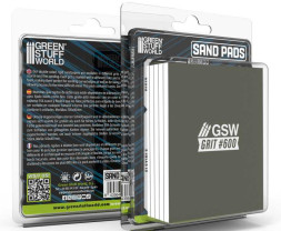 Pevná brúsna doštička 100x80 mm, zrnitosť 600 (5 ks)