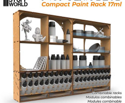 Modular Paint Rack – modulárny organizér Compact na 17ml fľaštičky GSW (vertikálne)