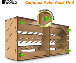 Modular Paint Rack – modulárny organizér Compact na 17ml fľaštičky GSW (vertikálne)