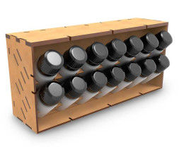 Modular Paint Rack – modulárny organizér Compact na 30ml fľaštičky GSW (vertikálne)